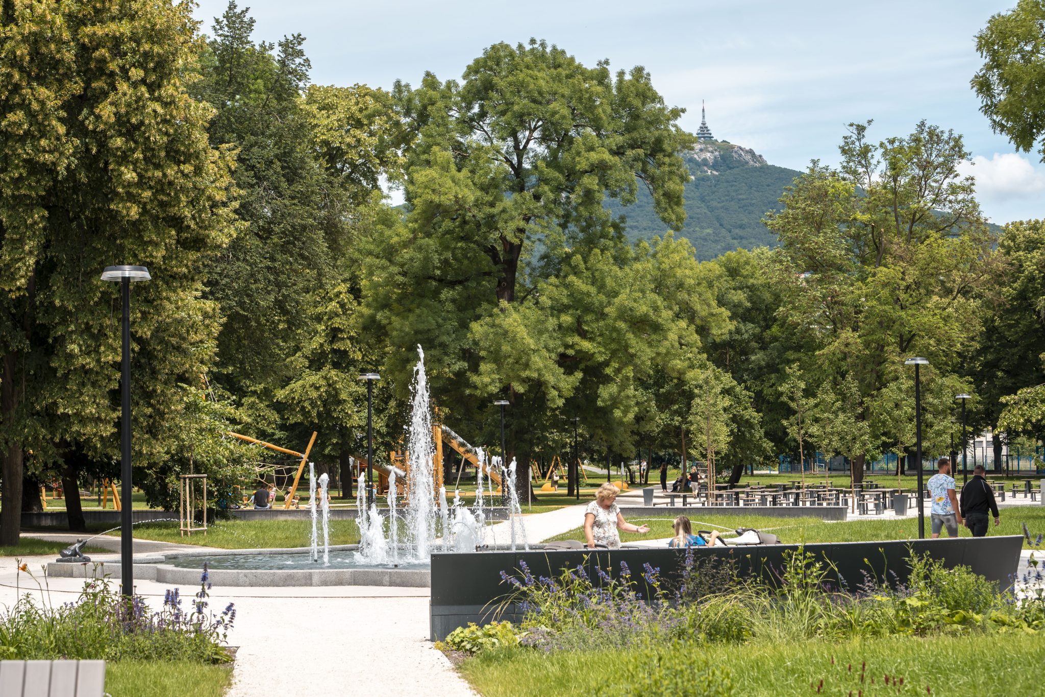 Zrekonštruovaný Starý park v Nitre